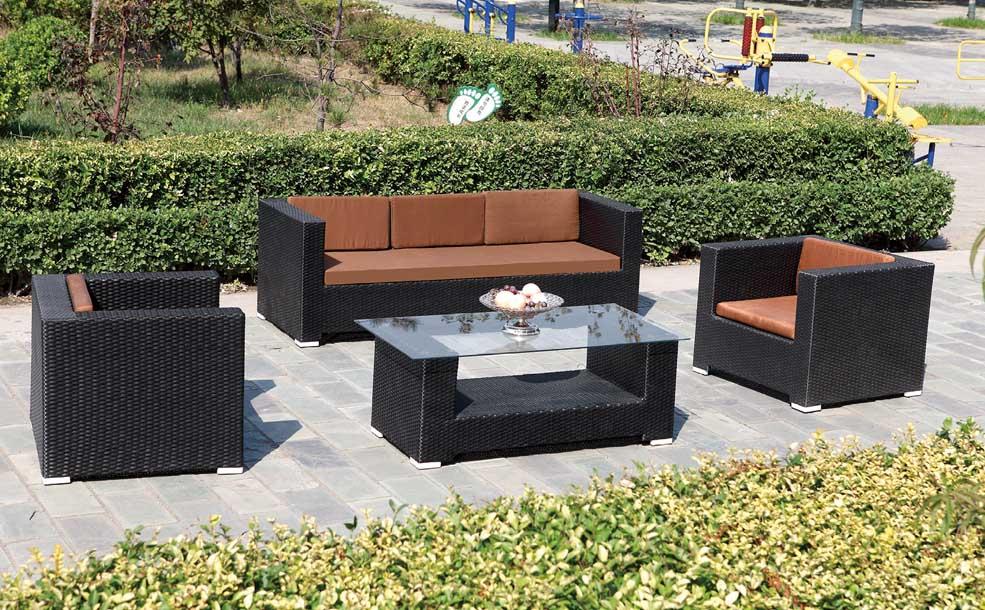藤編桌椅 戶外藤沙發(fā) 室外編藤沙發(fā) 戶外藤家具