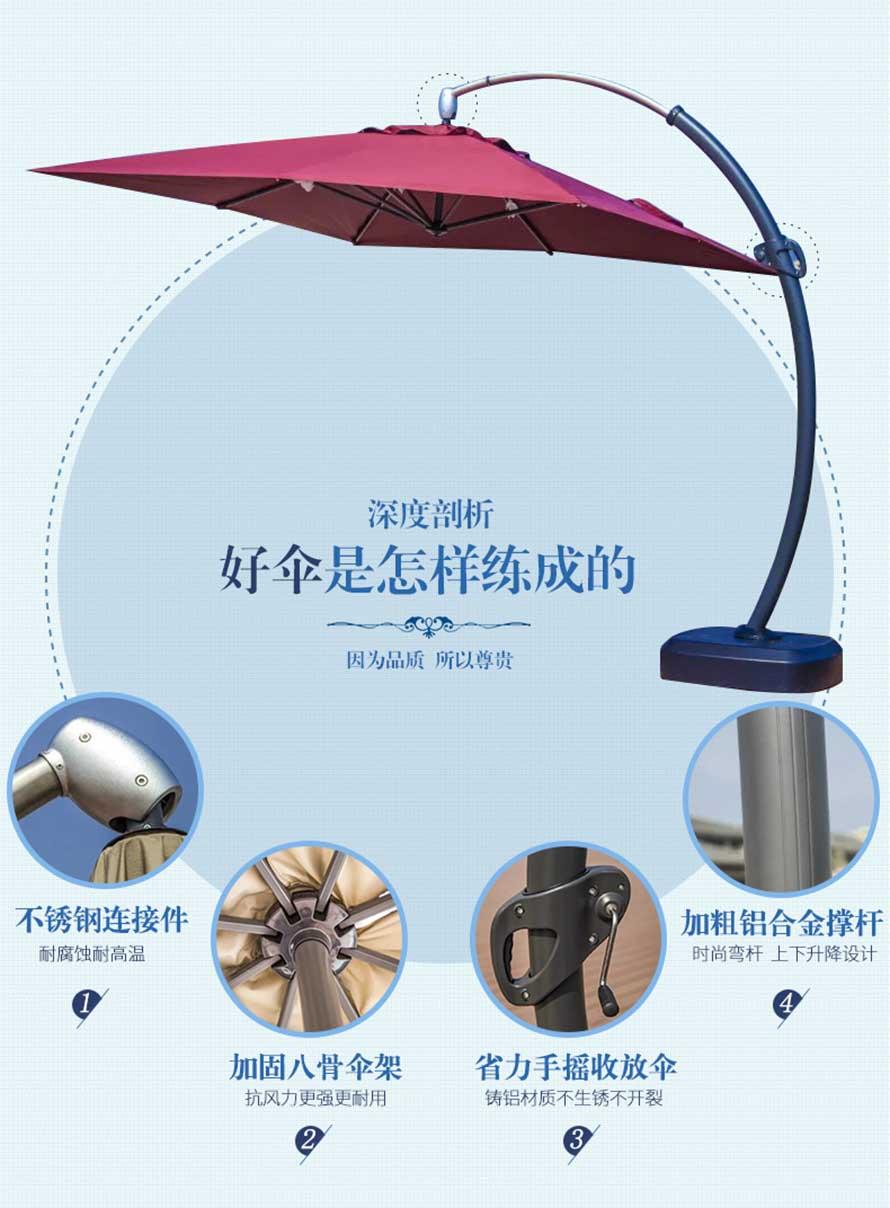戶外遮陽傘庭院傘、警用遮陽傘、陜西羅馬傘、戶外單邊傘、豪華羅馬傘